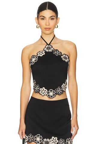 Melani Top in Black | Revolve Clothing (Global)