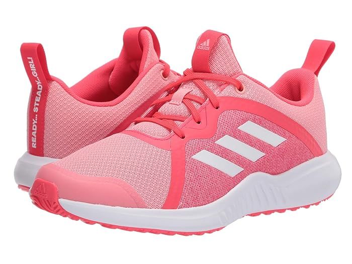 adidas Kids FortaRun X (Little Kid/Big Kid) (Glory Pink/White/Shock Red) Girls Shoes | Zappos