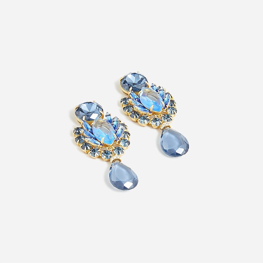 Oversized crystal statement earrings | J. Crew US