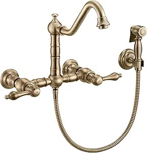 Vintage III Plus WHKWLV3-9402-NT-BN Wall Mount Faucet, Brushed Nickel | Amazon (US)