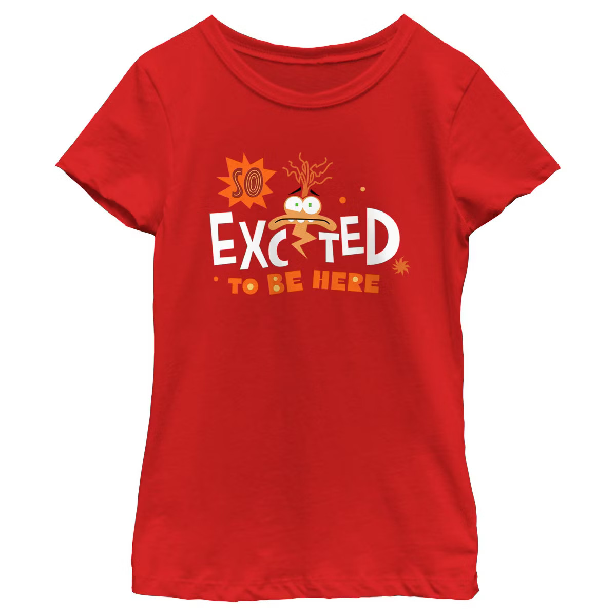 Girl's Inside Out 2 So Excited to Be Here T-Shirt | Target