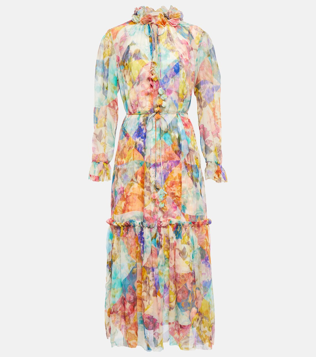High Tide floral silk midi dress | Mytheresa (US/CA)