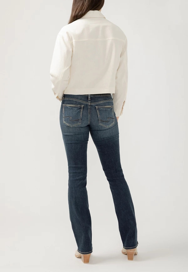 Silver Jeans Co.® Britt Curvy Low Rise Luxe Stretch Slim Boot Jean | Maurices