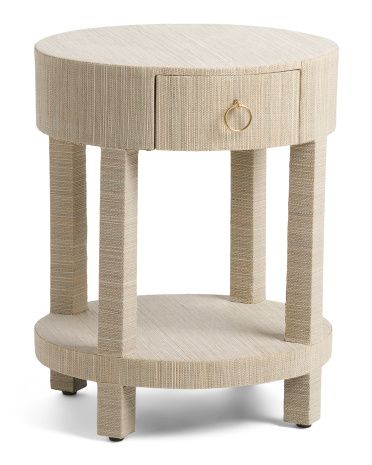 18x22 Natural Odelia Round Accent Table | TJ Maxx