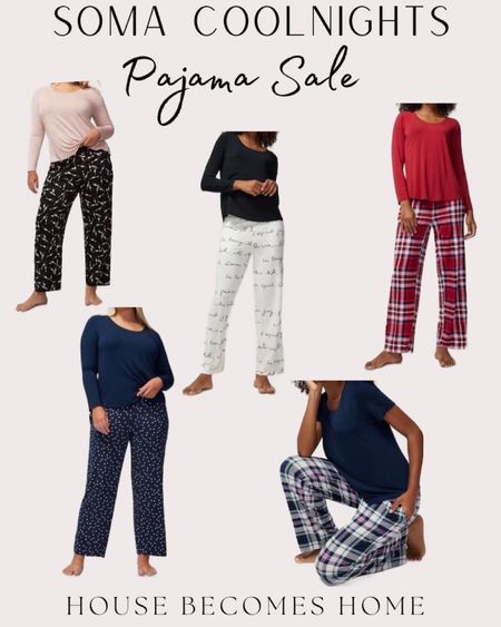 Soma Cool Nights Pajama Sale! Love these pajamas! They’re soft and keep you cool. I wear a medium 

#LTKover40 #LTKSeasonal #LTKGiftGuide