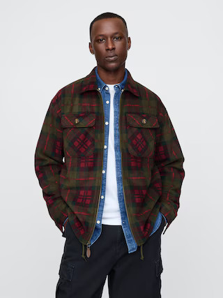 Plaid Shirt Jacket | Gap (US)