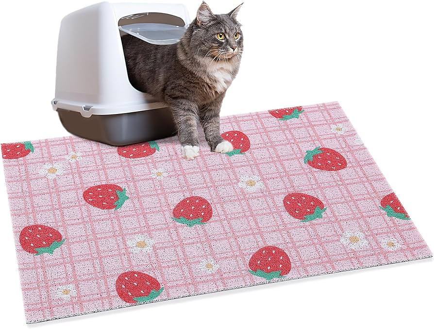 BALAPET Large Cat Litter Mat Litter Trapping Mat Soft and comfortable,Litter Box Mat with Non-sli... | Amazon (US)