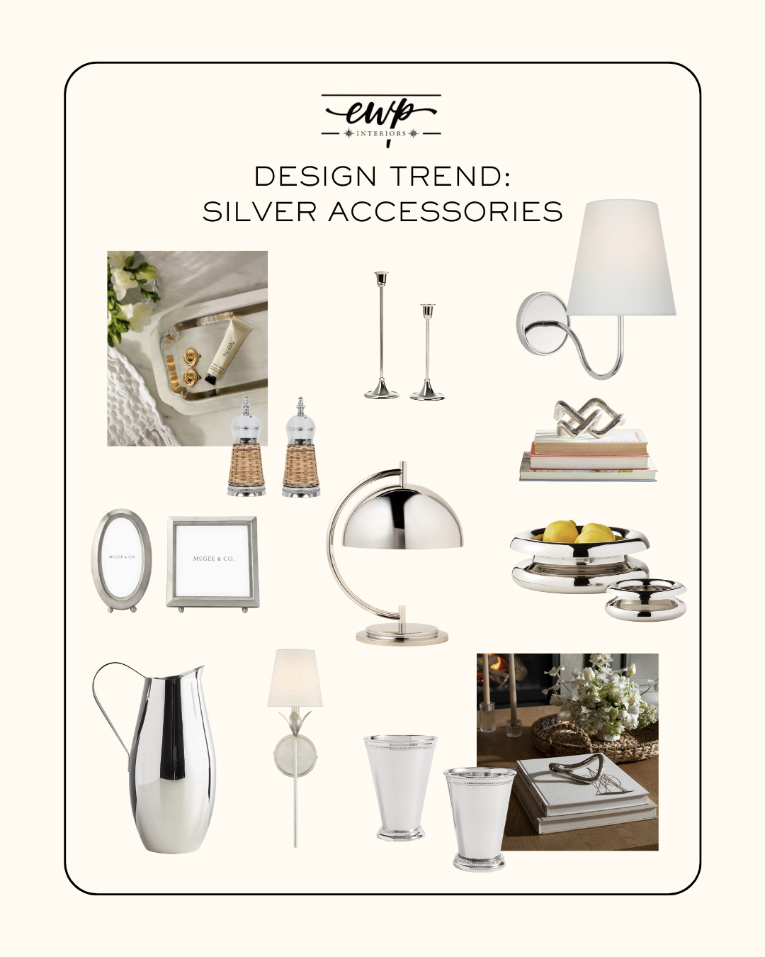 Gold has reigned king for years now and while silver never went out of style, there's more of it showing up again in home decor and we're loving it. Here are some beautiful silver accessories and finishes for the home we found and love. 

 #LTKHome