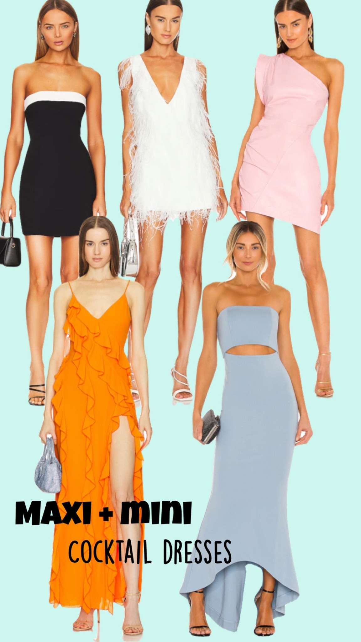 Revolve maxi and mini dresses !! 🩵
*perfect dresses for tons of occasions
-cocktail dress 
-formal
-semi
-wedding guest 

#LTKwedding #LTKSeasonal #LTKstyletip