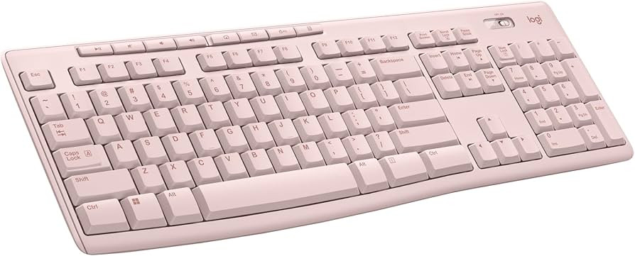 Logitech K270 Wireless Keyboard for Windows, 2.4 GHz Wireless, Full-Size, Number Pad, 8 Multimedi... | Amazon (US)