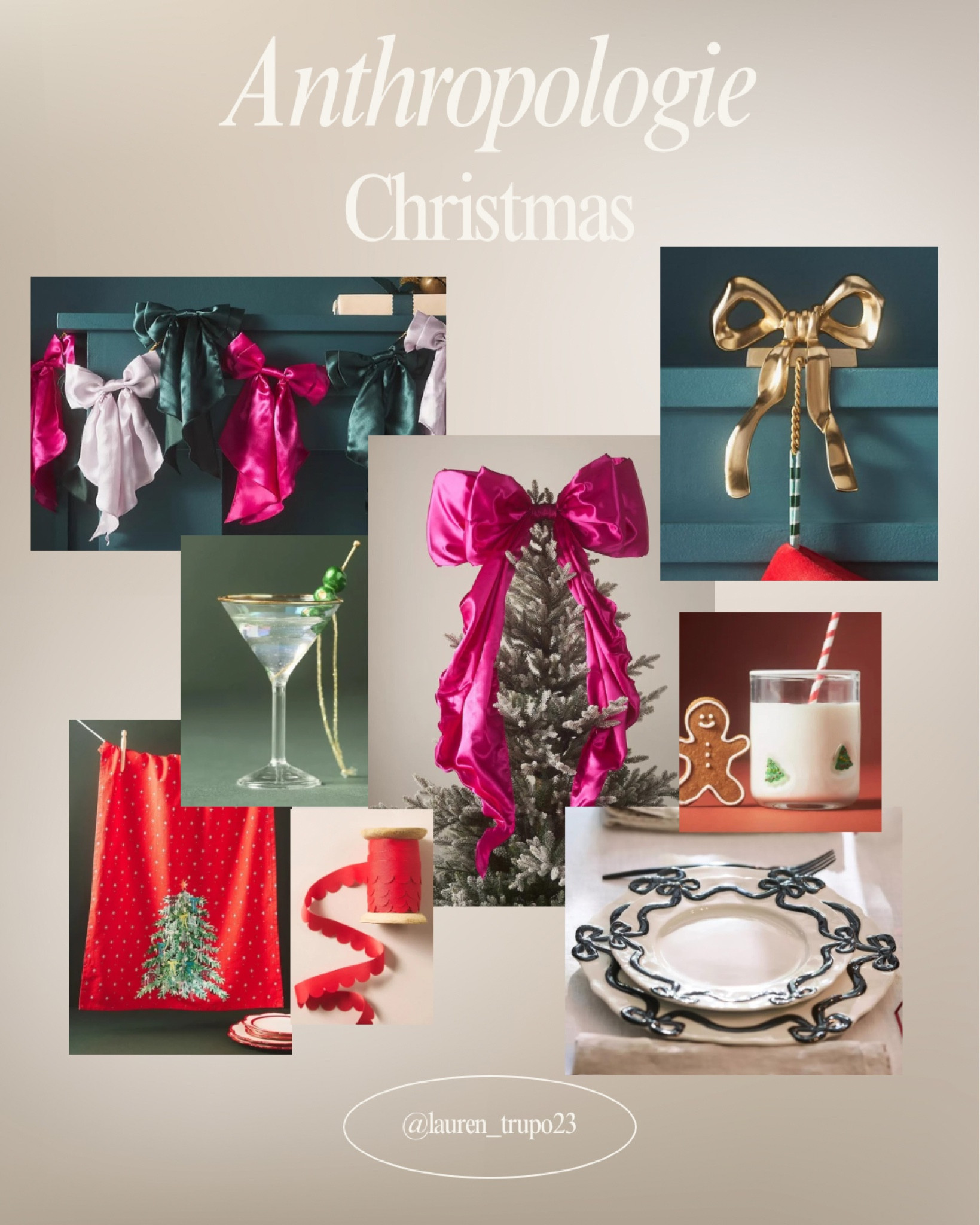 Anthropologie Christmas is here! It’s the year of the bow🎀

#LTKFindsUnder100 #LTKSeasonal #LTKHome