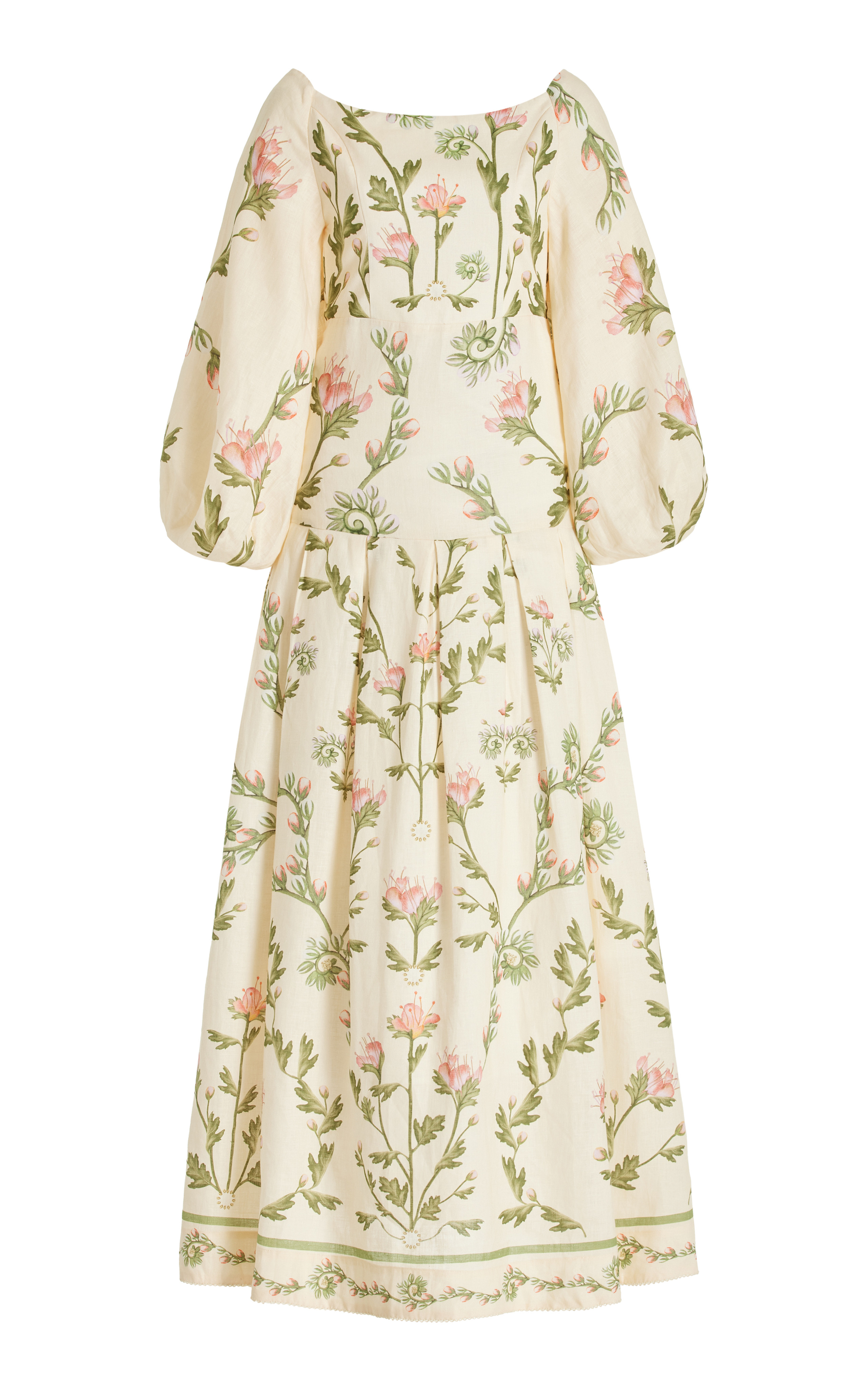 Senlis Oasis Off-The-Shoulder Linen Maxi Dress | Moda Operandi (Global)