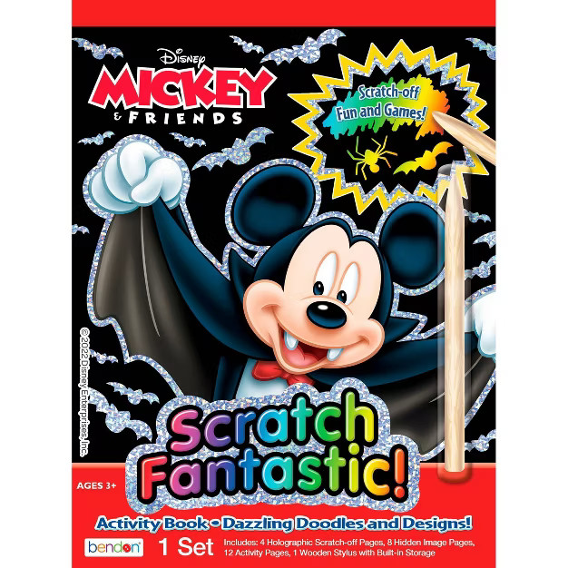 Mickey & Friends Halloween Scratch Fantastic Act Book | Target