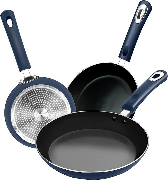 Utopia Kitchen Nonstick Frying Pan Set - 3 Piece Induction Bottom - 8 Inches, 9.5 Inches and 11 I... | Amazon (US)