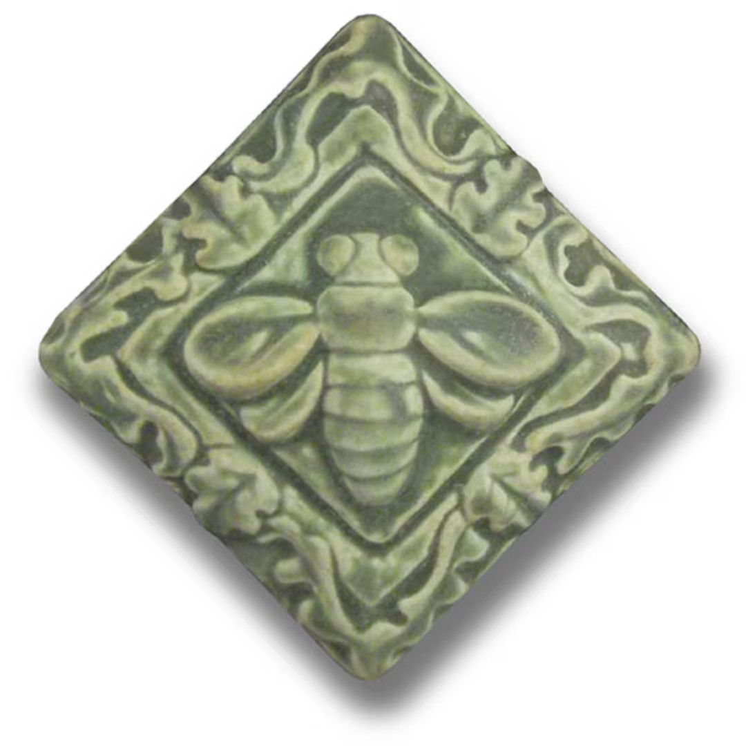 Bee Floral Art Tile Ceramic Tile Cottage Decor Bee wall art Kitchen tile | Etsy (US)