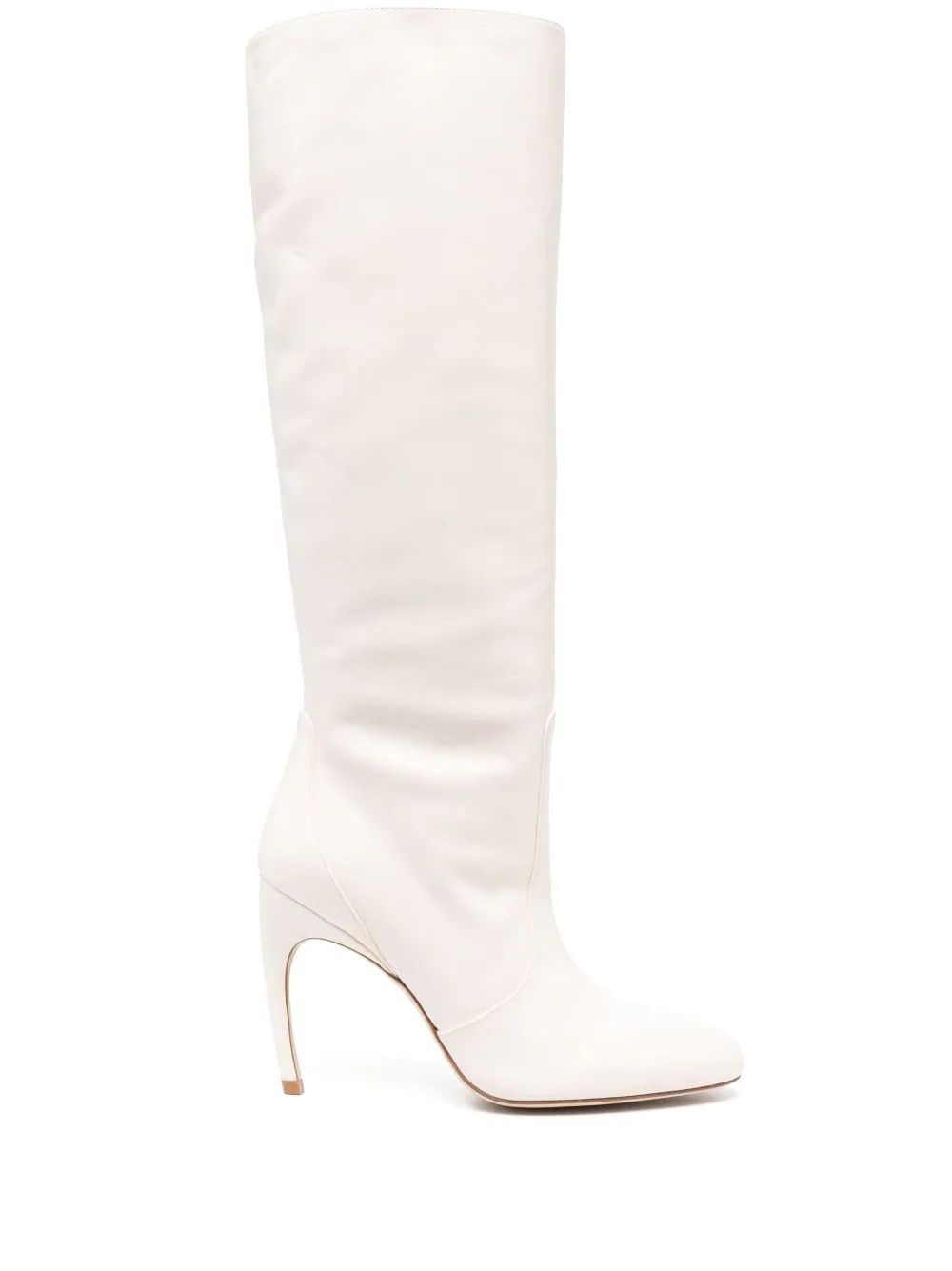 Luxecurve 100mm leather boots | Farfetch Global