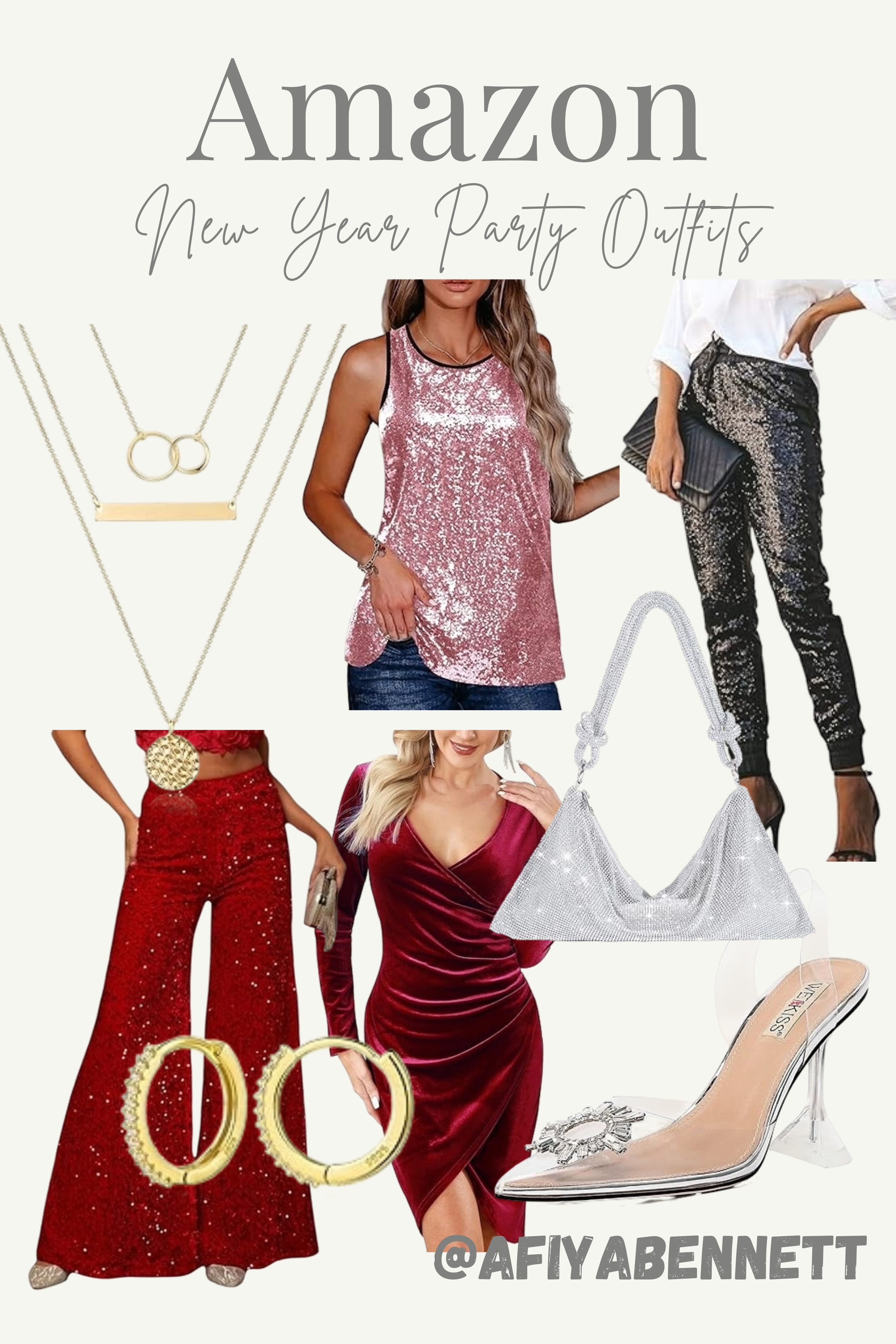 Amazon new year party outfits are here! My edit has the perfect look for any celebration, from sparkly dresses to chic separates. Tap to shop my top holiday picks! #NYEOutfits #PartyStyle #AmazonFashion 

 #LTKHoliday #LTKootd #LTKSaleAlert