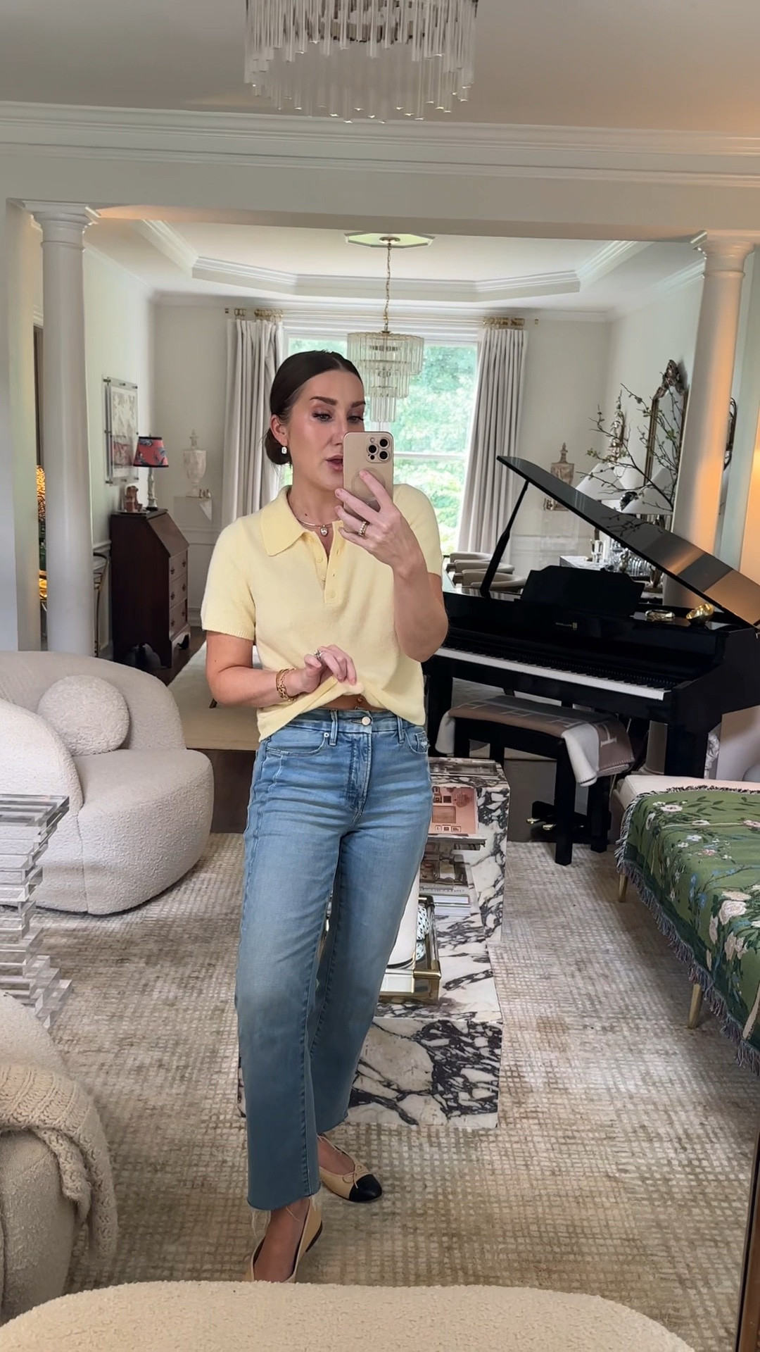 Super soft knit polo and straight leg jeans… perfect casual ootd 💫
Medium top
Jeans tts, stretchy 27
Miranda Frye 200% off “Tiffanyd”

#LTKootd