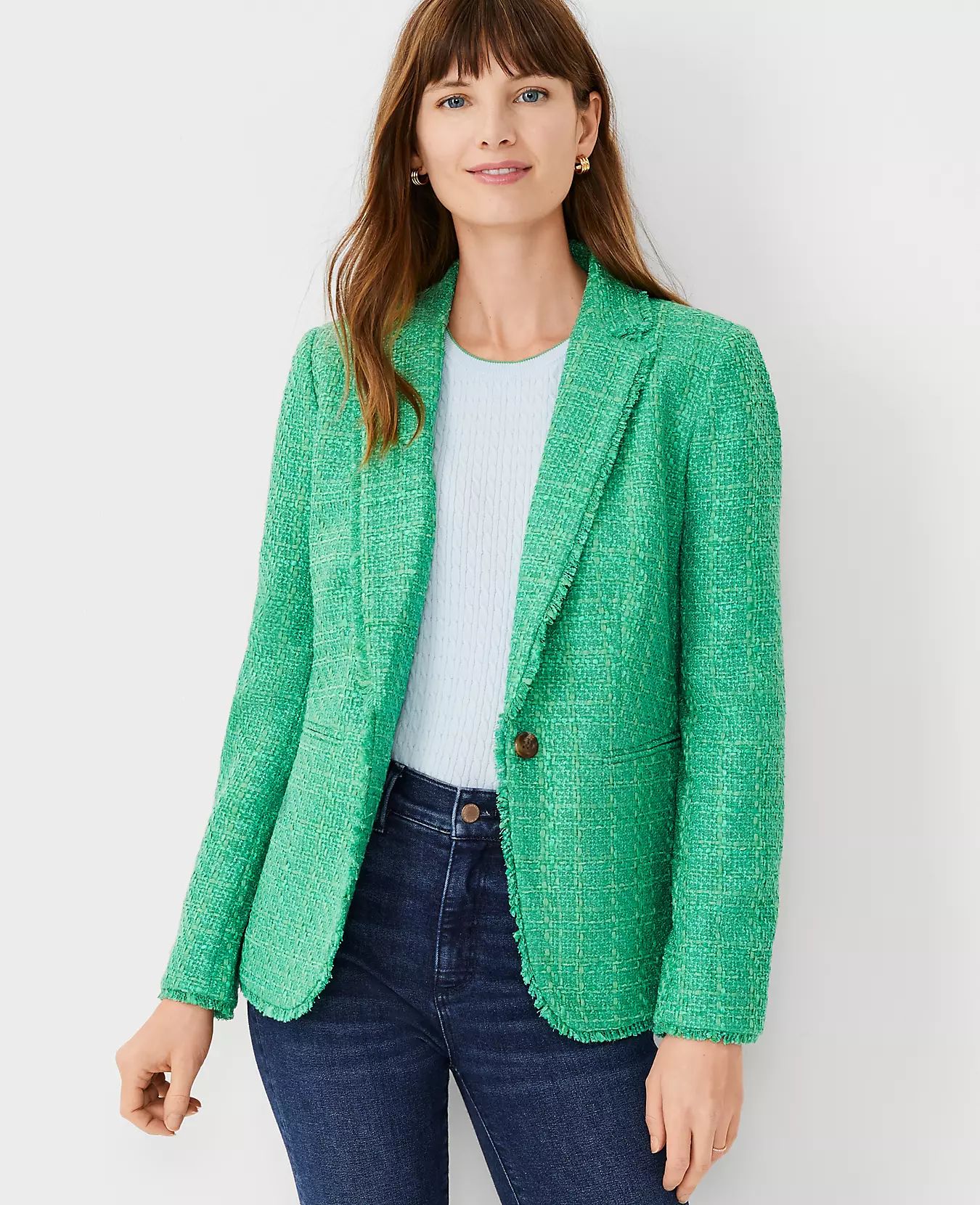 The Hutton Blazer in Tweed | Ann Taylor | Ann Taylor (US)