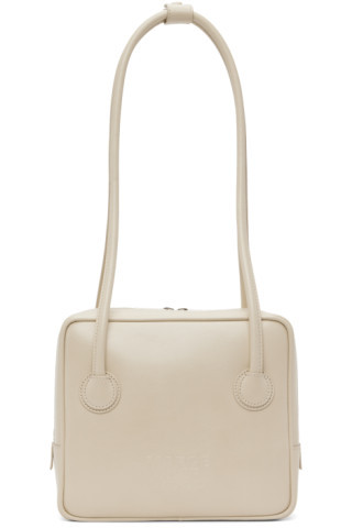 Marge Sherwood - Beige Piping Shoulder Bag | SSENSE