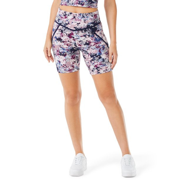Sofia Active by Sofia Vergara Women's Super-Soft High Waist Bike Shorts, 7” | Walmart (US)