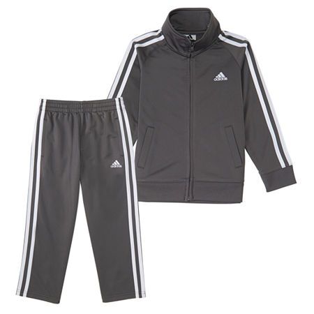 adidas Toddler Boys 2-pc. Track Suit, 3t , Gray | JCPenney