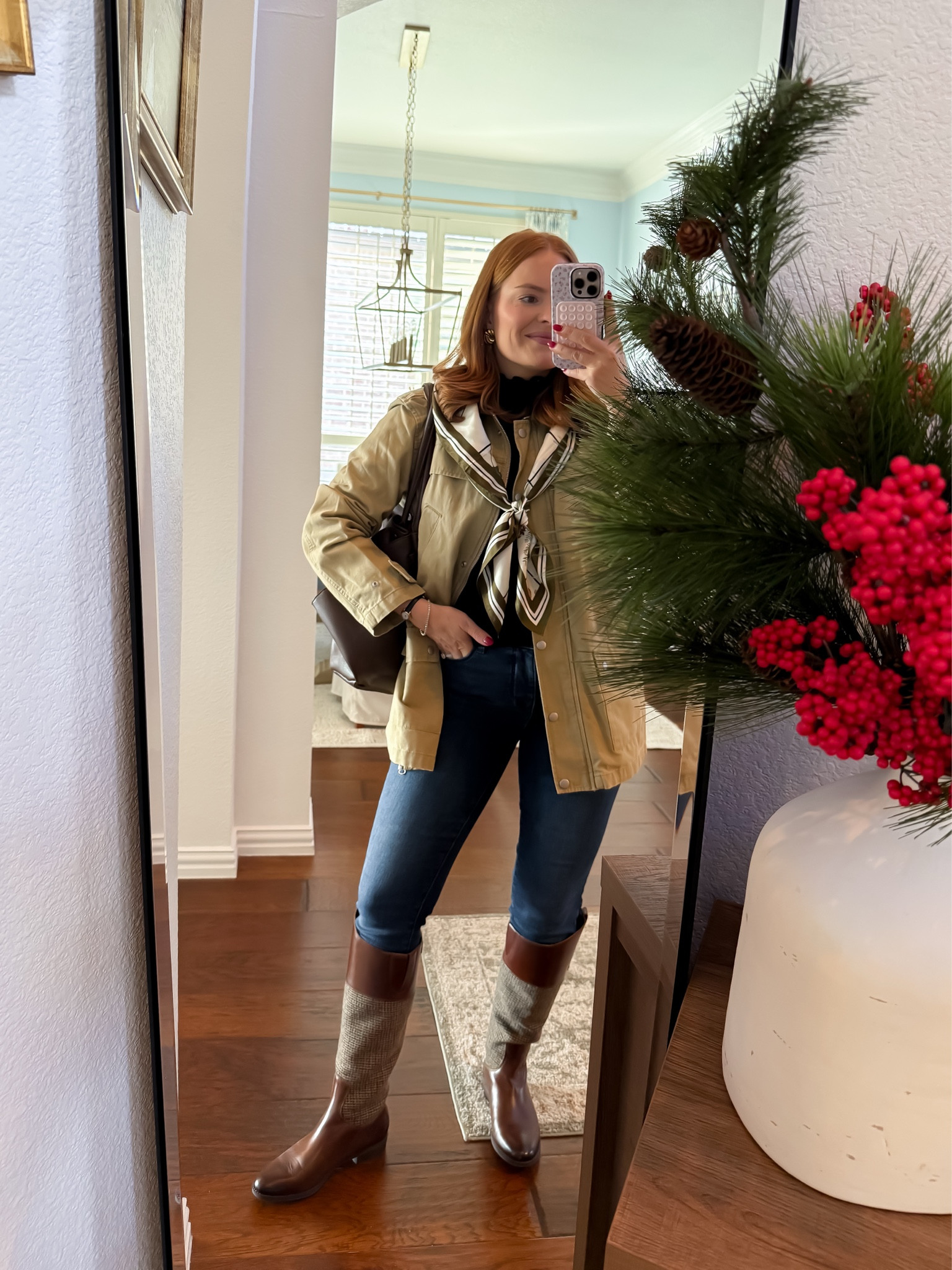 An elevated everyday mom outfit I actually wear 👌
This look is my go-to when I want to feel pulled together but still comfortable for day-to-day life. A classic utility jacket, jeans, and boots is an easy formula that works for errands, appointments, and casual plans.

If you love elevated mom outfits that still feel effortless, everything is linked on LTK.