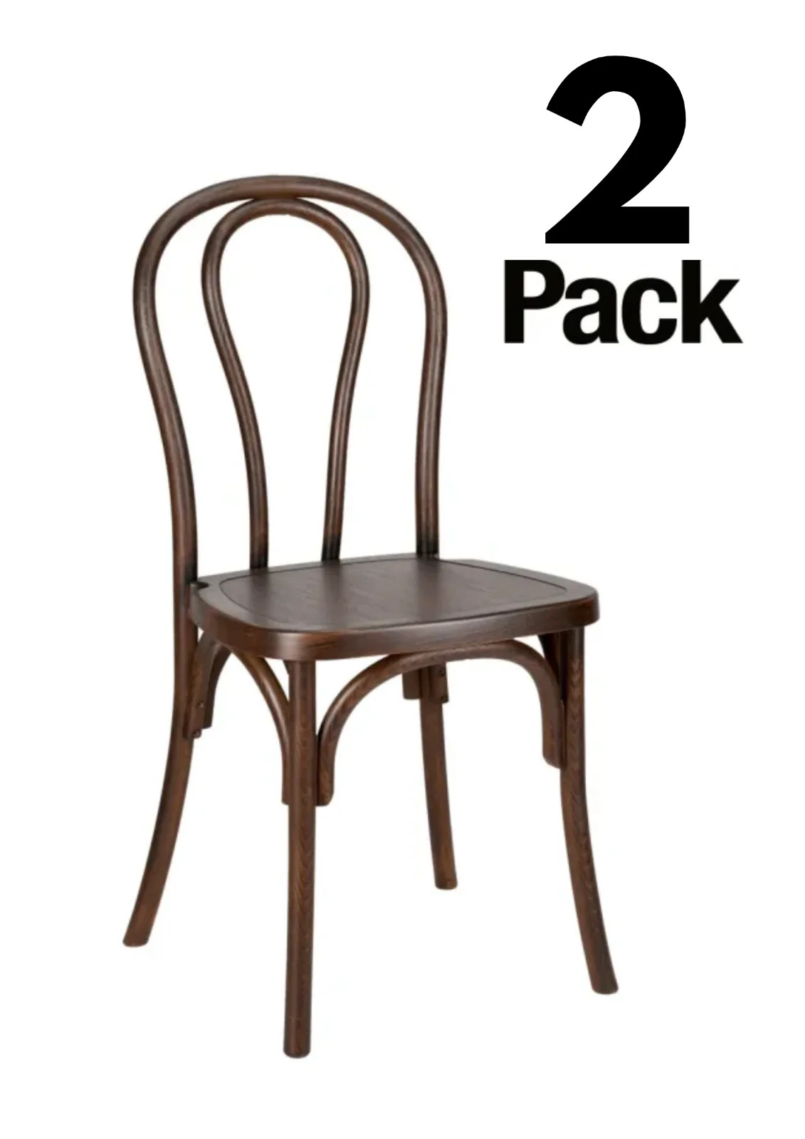 Bentwood Resin Fruitwood Standard Seat | Walmart (US)