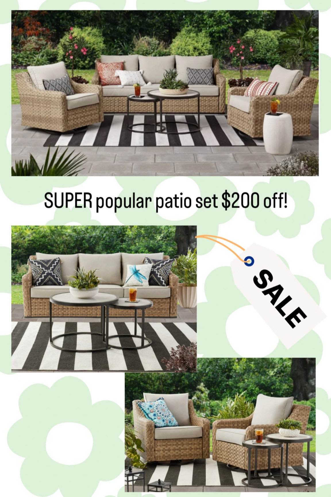 Popular Walmart patio set on sale for spring

#LTKSeasonal #LTKsalealert #LTKSpringSale