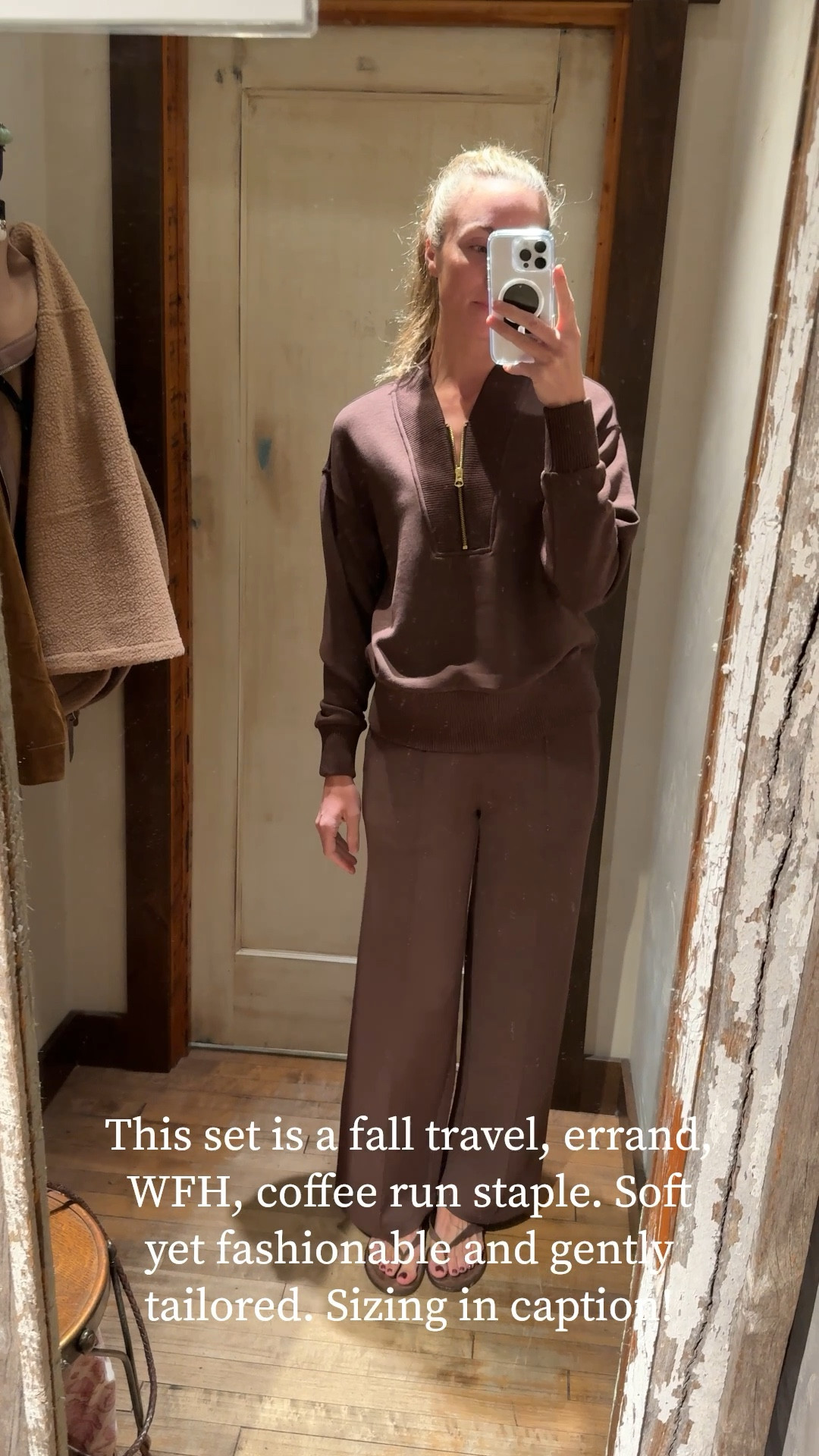Size XS half zip, S pants. Take your smaller size in both if you want a closer fit. More Varley fall linked!

Varley, fall set, Varley set, fall matching set, fall casual, fall athleisure, fall sweatpants, fall sweatshirt 

#LTKSeasonal