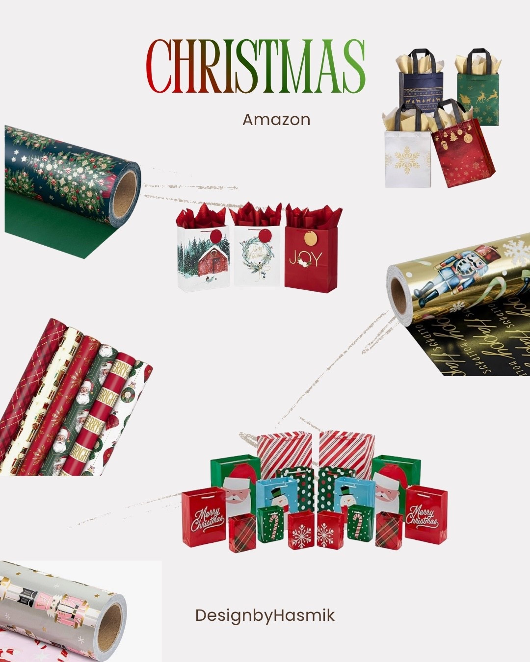 Christmas Wrapping papers and Gift bags

#LTKHoliday #LTKGiftGuide #LTKSeasonal