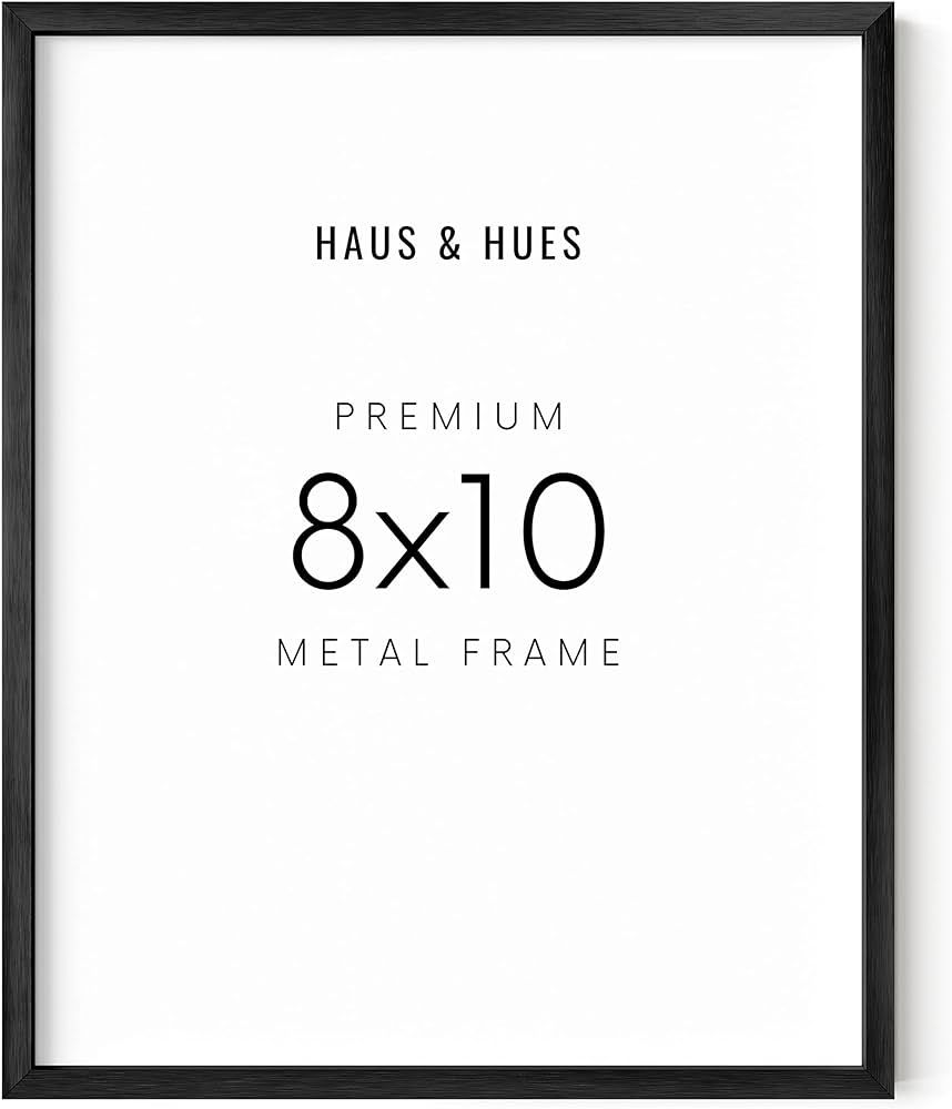 HAUS AND HUES Black 8x10 Picture Frame - 8x10 Black Frame 8x10 Black Picture Frame 8x10 Picture F... | Amazon (US)