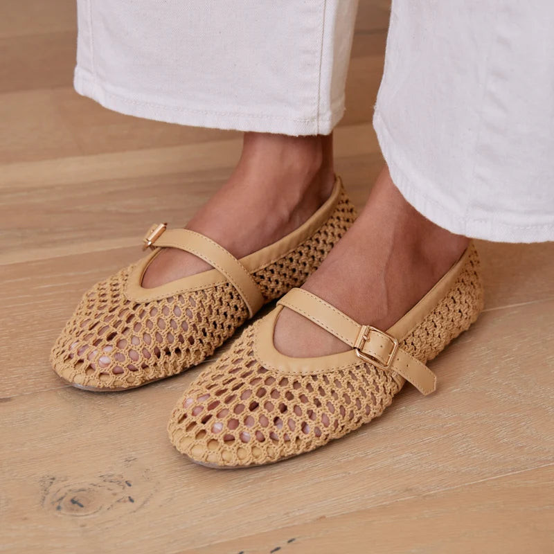 Woven Ballet Flat 8 | amandenimes