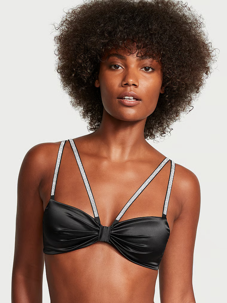 Shine Bow Satin Bralette | Victoria's Secret (US / CA )