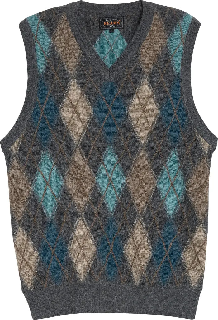 Argyle Intarsia Alpaca Sweater Vest | Nordstrom