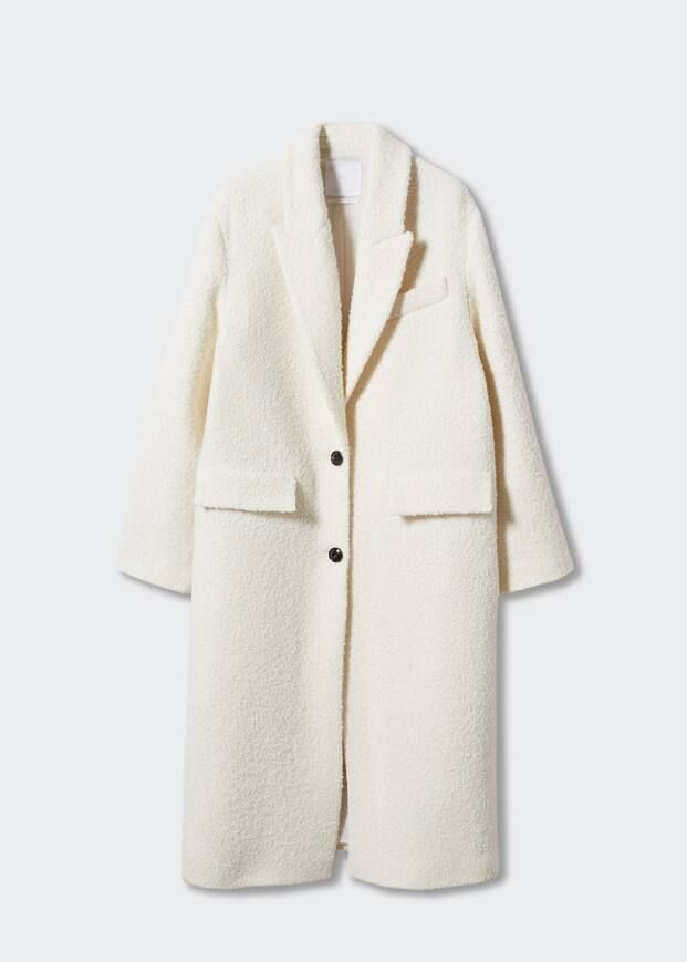 Buttoned wool coat | MANGO (US)