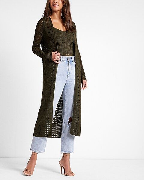 Crochet Duster Cardigan | Express