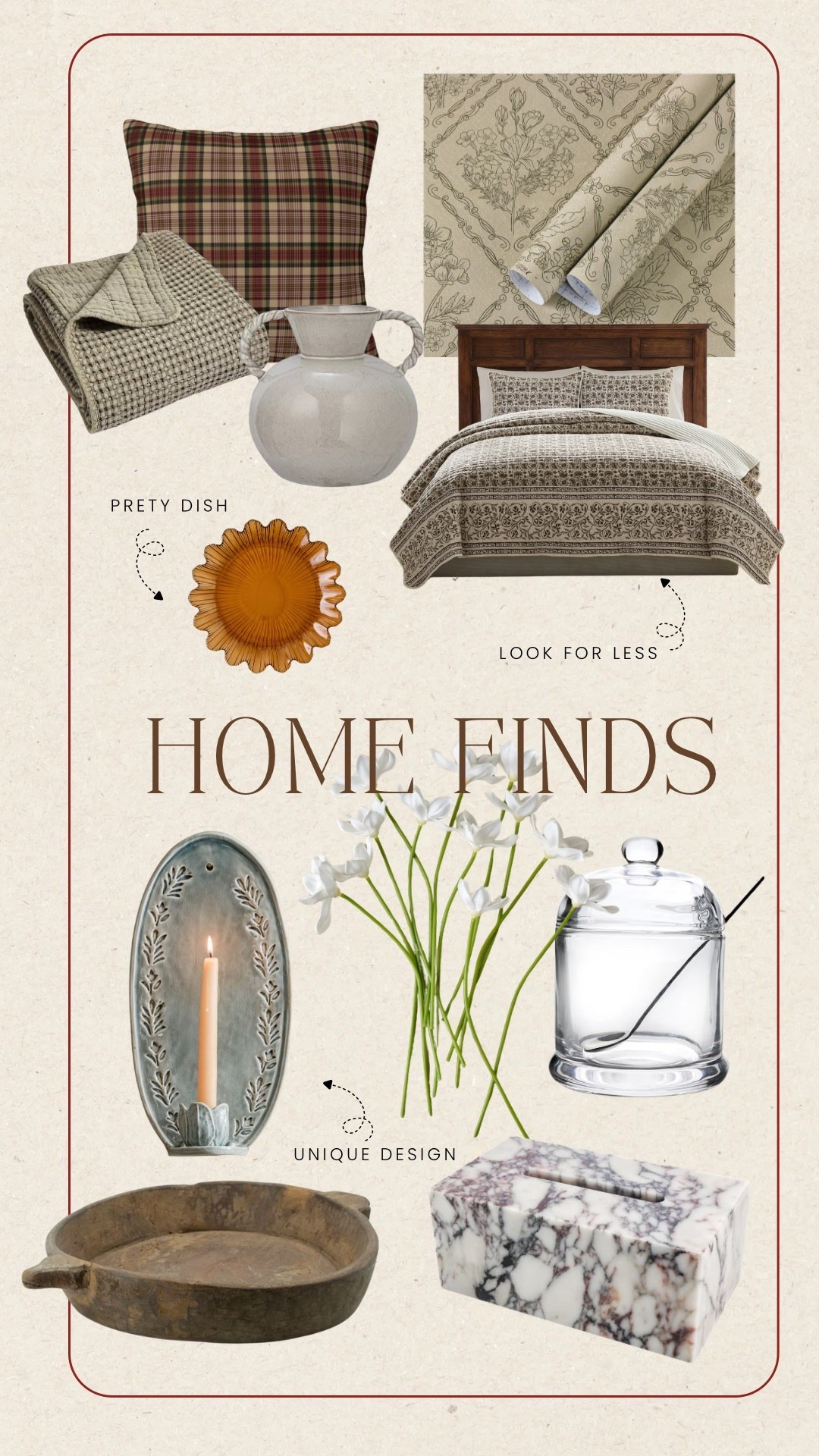 Home decor, curated, bed, unique, florals, bedding, kitchen, bedroom, furniture 

#LTKFindsUnder100 #LTKHome #LTKFindsUnder50