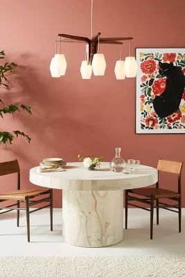 Swirled Drum Dining Table | Anthropologie (US)