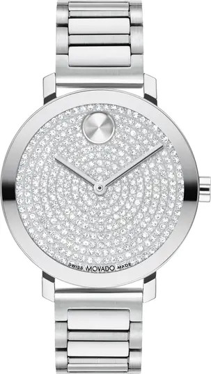 Bold Evolution 2.0 Crystal Bracelet Watch, 34mm | Nordstrom