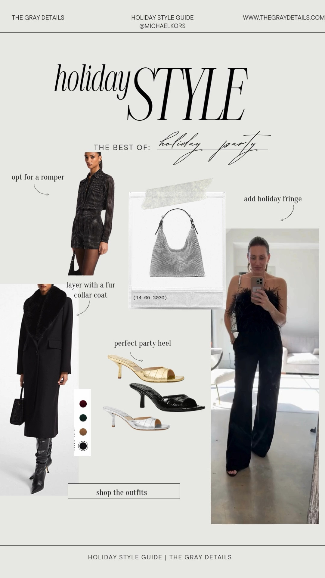 Holiday party outfits 

#mkpartner #michealkors

#LTKHoliday #LTKParties #LTKOver40