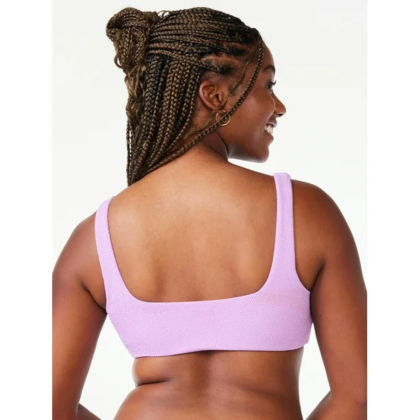 Love & Sports Women's Square Neck Pull-over Bikini Top | Walmart (US)