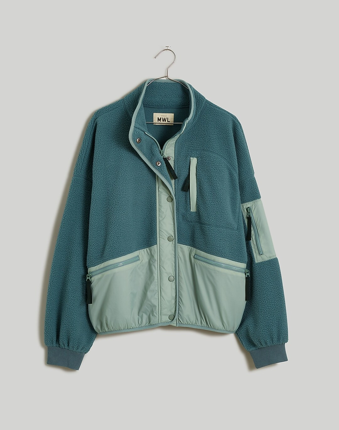 (Re)sourced Sherpa Snap-Front Jacket | Madewell