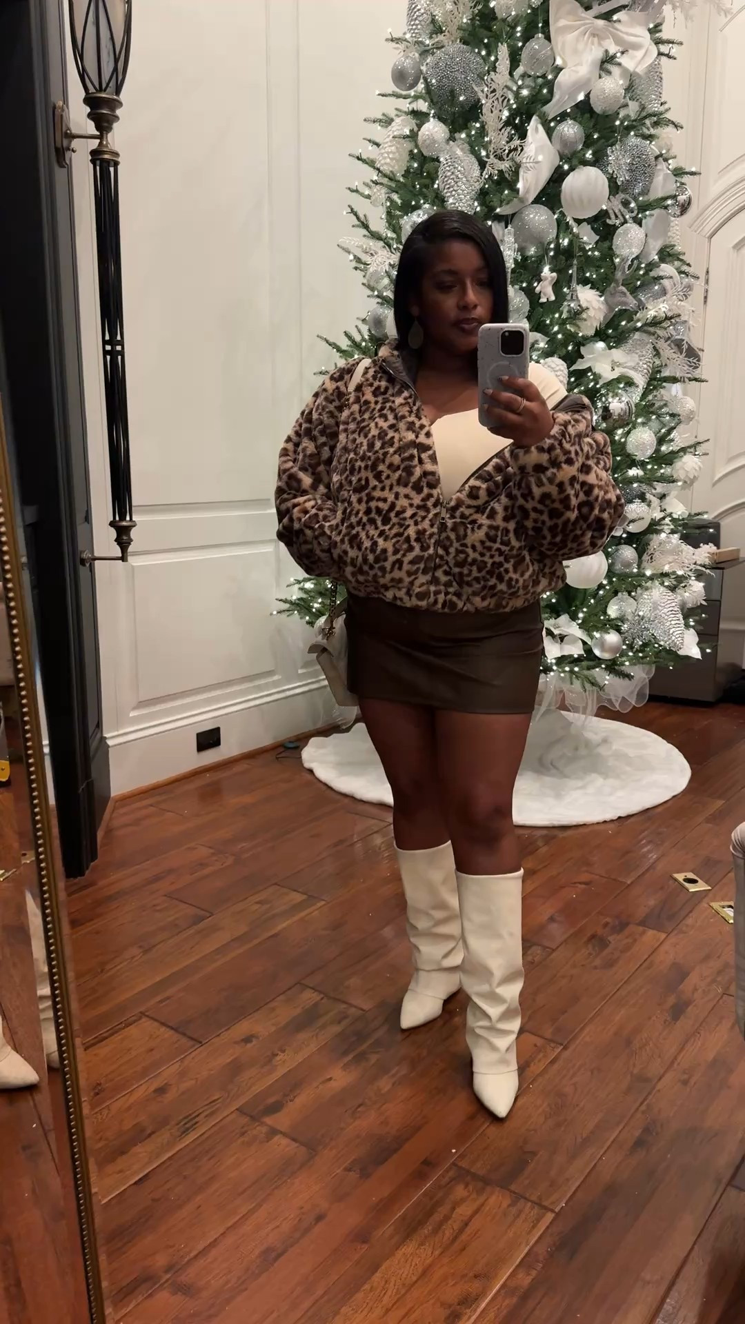 This faux fur coat from Walmart is a look and it’s under $40. Wearing an Xl for a true oversized fit. 

My skirt is sold out but linked my top as well. 

#LTKFindsUnder50 #LTKselfcare