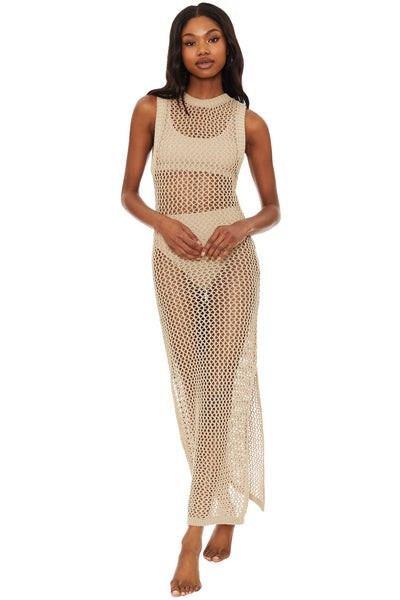 Holly Dress Tan | Beach Riot