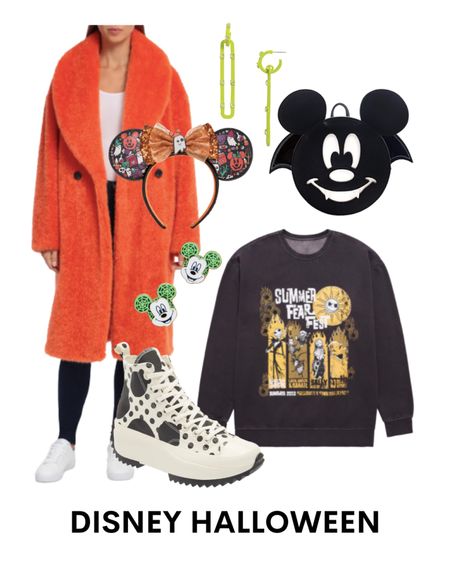 It’s Fall! It still feels like summer but let’s pretend it gets cold in California and layer up for Disneyland. This orange coat is perfect for throwing over a thin sweatshirt to pair with shorts or a fun skirt. Add the Disney accessories for more magic. #disneyoutfit #halloweenoutfit #halloween #disneyhalloween #disneyootd #disneyland #disneyworld 

#LTKHalloween #LTKSeasonal