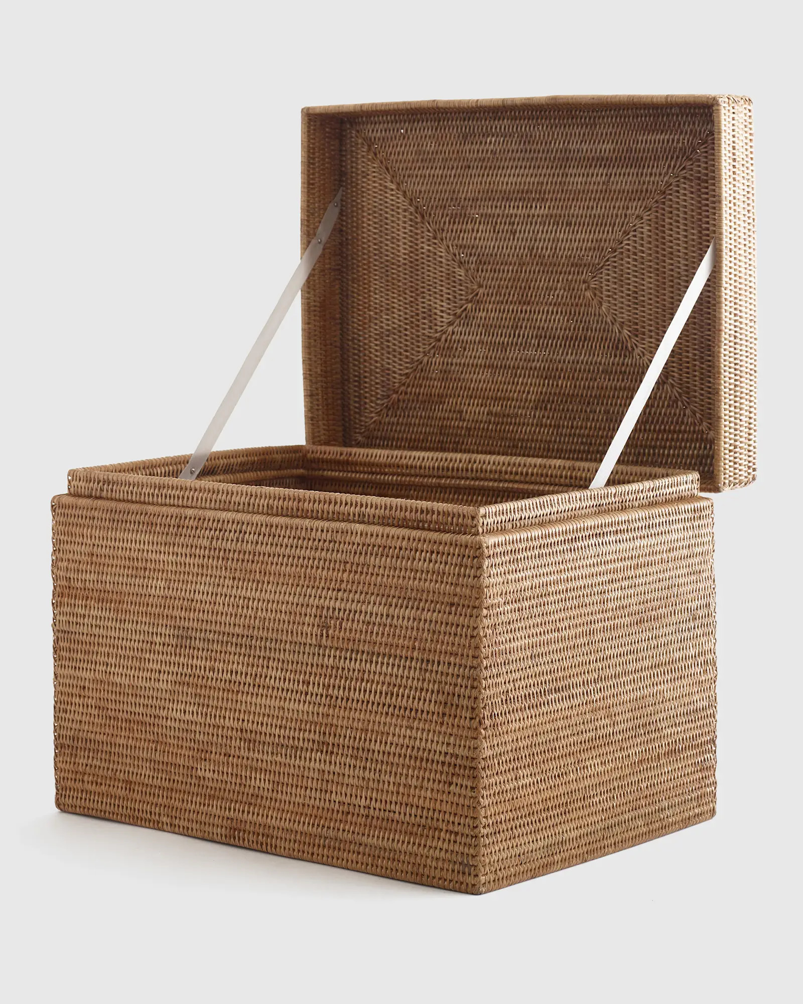 Handwoven Rattan Hinged Chest | Quince