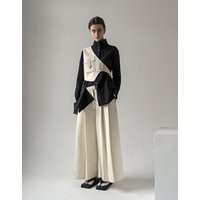 Cream Pleated Pants | Etsy (US)