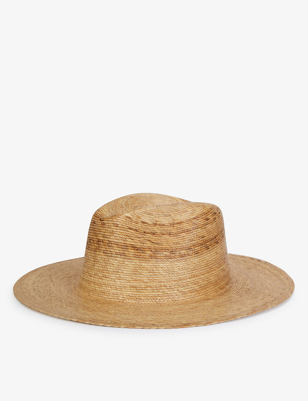 Palma wide-brim palm leaf fedora hat | Selfridges