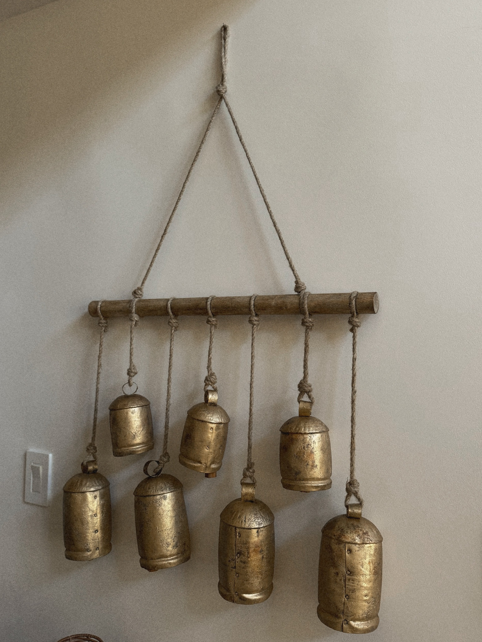 In love w/ this bell piece🤎🎄🔔 so fun for the perfect space! 

World market / home decor / holidays / Christmas / wall hanging / cozy / Holley Gabrielle 

#LTKFindsUnder100 #LTKHome #LTKHoliday